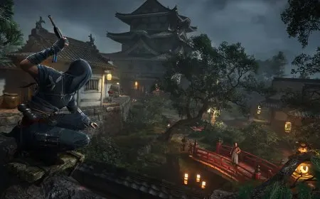The dual protagonists Naoe and Yasuke navigate feudal Japan in Assassin's Creed Shadows.