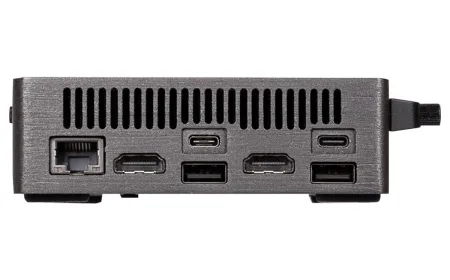 The Gigabyte GB-BRU9-386H BRIX mini PC features an Intel Core Ultra S processor for enterprise AI and edge computing.
