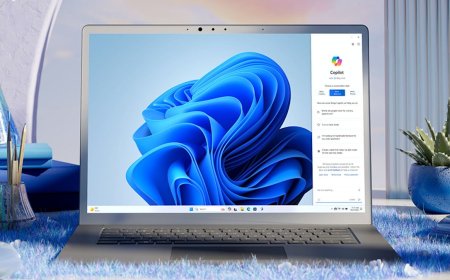 Windows 11 desktop displaying the Copilot sidebar reverted to its original full-screen layout.