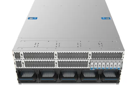 The Inno3D enterprise GPU server features a standardized chassis with integrated networking for AI workloads.