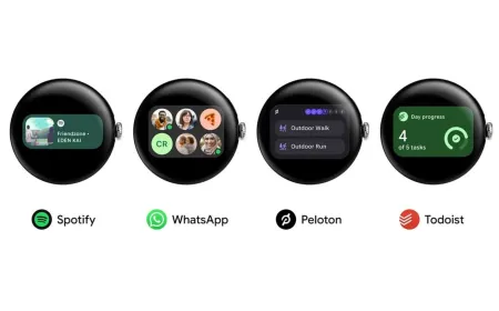 Google's first apps supporting Wear OS 7 widgets.