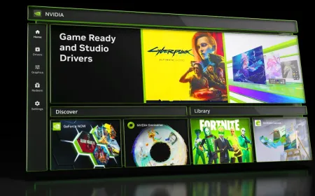 The NVIDIA App interface replaces the legacy Control Panel software on a desktop display.