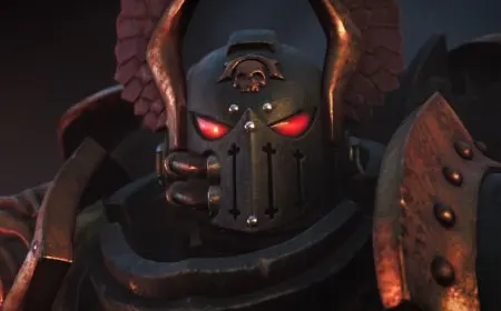This illustration depicts the September launch date and campaign roadmap for Warhammer 40,000 Dawn of War 4.
