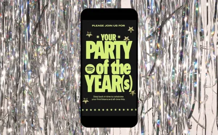 The mobile application displays a twenty-year listening archive with song charts and playlist data.