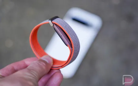 Fitbit Air fitness tracker worn on a wrist