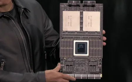 Nvidia Vera datacenter processor mounted on a test motherboard
