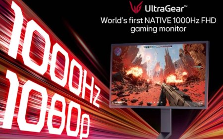 LG Introduces Native 1000Hz UltraGear Monitor for Competitive Gaming