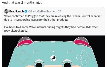 Gaming console hardware components and pricing charts illustrate market shifts