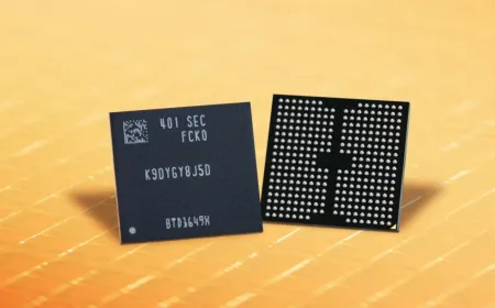 Samsung uses advanced packaging to stack two 450-layer V-NAND modules into a single 900-layer V-NAND chip.