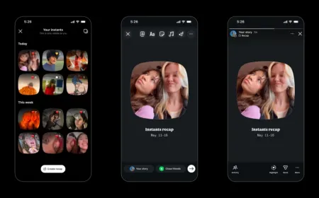 The Instagram Instants interface allows users to share unedited moments with a strict view-once policy.