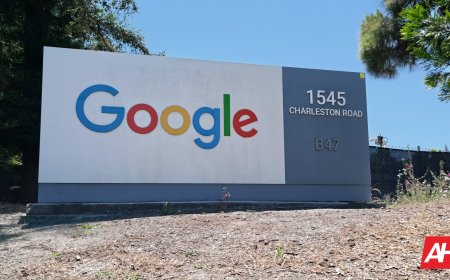 European Union flag beside a Google logo representing regulatory oversight