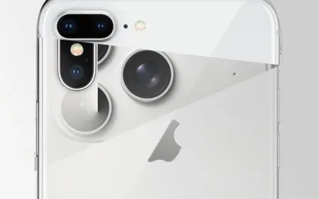 Illustration of Apple first foldable smartphone alongside the iPhone 18 Pro design.