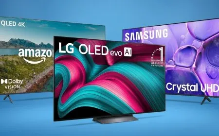 The chart compares pricing tiers for OLED, QLED, and mini-LED televisions during Memorial Day sales.