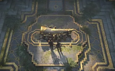 Concept art depicting a third-person adventure game developed by Tencent using Unreal Engine 5.