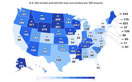 Analyzing National DUI and Hit-and-Run Case Exposure by State