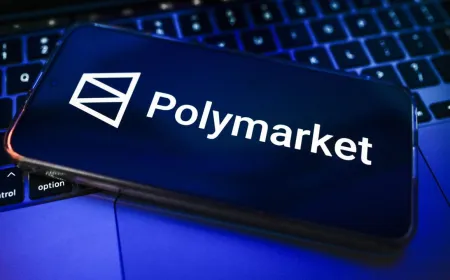 Digital map illustrating Polymarket's restricted regions and mandatory identity verification process.