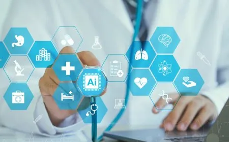 Professionals gather to network and learn at a medical technology event.