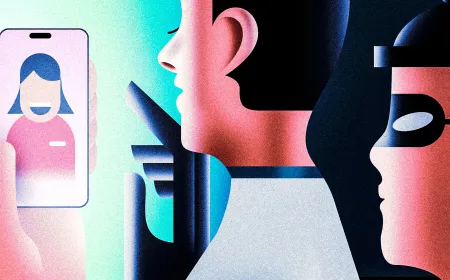 A person reviews a suspicious message on a smartphone to identify artificial intelligence impersonation scams.