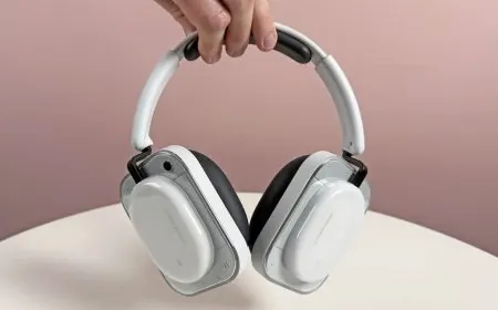 The Nothing Headphone (a) features adaptive noise cancellation, spatial audio, and a minimalist design.