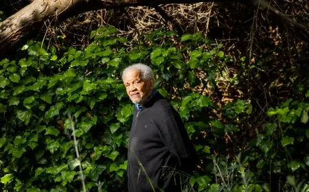 Playwright Ishmael Reed writing a play about Elon Musk
