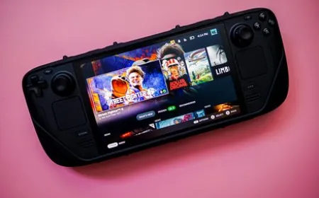 The Valve Steam Deck OLED handheld console is shown with updated global pricing of $790 and $950.