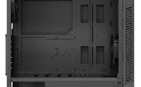 The Sharkoon S25 series desktop cases feature minimalist designs, RGB showcases, and acoustic optimization.