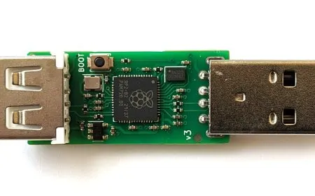 A USB adapter connects a Steam Controller to a PC for legacy gaming compatibility using HID Remapper.