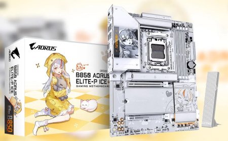 Gigabyte Unveils Aorus Elite-P Ice in Anime Hardware Shift