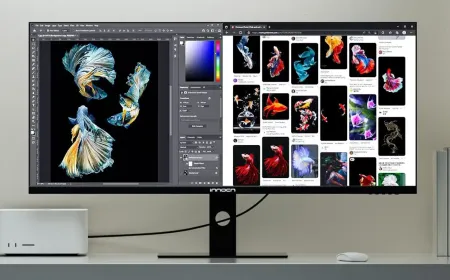 The Innocn 40C1R 40-inch ultrawide monitor features a flat panel and USB-C connectivity.