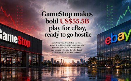 GameStop makes surprise US$55.5 billion bid for eBay
