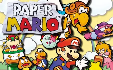 Paper Mario gameplay running natively on a PC monitor