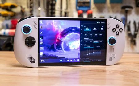 Lenovo Legion Go S handheld gaming console priced at $549.99 featuring Ryzen Z2 Go processor and eight-inch display.