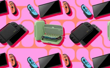 The protective shell and transit case offer structural durability for the Nintendo Switch 2 console.