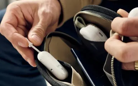 The Twelve South AirFly Pro 2 adapter connects wireless headphones to in-flight entertainment systems.