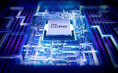 The Firefox browser displays an Intel Raptor Lake compatibility patch update.