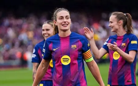 Barcelona vs Lyon Women's Champions League final match preview graphic