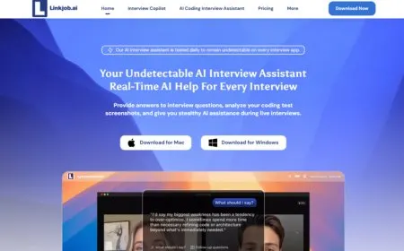 Two professionals shaking hands across a desk during a face-to-face job interview in a modern office setting.