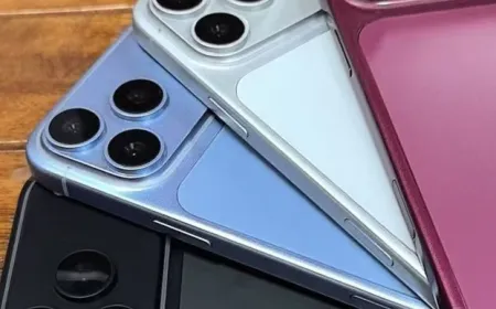Leaked iPhone 18 Pro prototypes display the new Dark Cherry finish alongside Black, Silver, and Light Blue options.