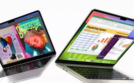 Apple M5 MacBook Air laptop with a 13.6 inch Liquid Retina display