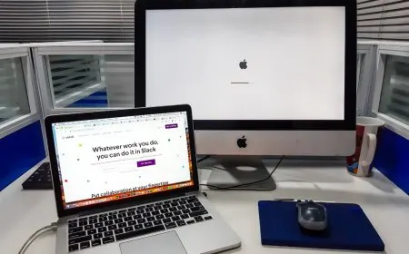 A MacBook laptop is prepared for trade-in or resale.