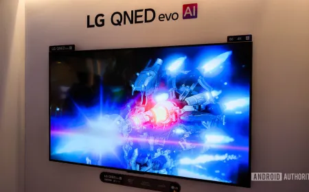 LG Electronics logo on a television display