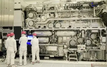ASML High-NA EUV lithography machine preparing for first silicon production