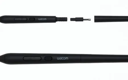 The Wacom Art Pen 2 digital stylus features a rotation-sensitive barrel for precise drawing control.