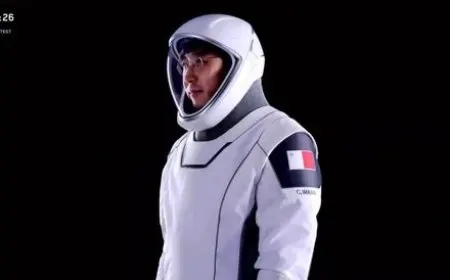 The spacecraft represents the SpaceX Starship design for Chun Wang's two-year Mars flyby mission.