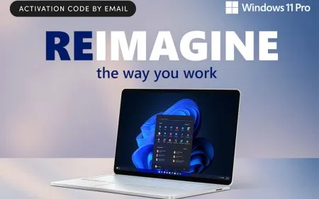 Windows 11 Pro displays its updated desktop interface with a centered taskbar and modern application icons.