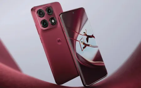 The Motorola Edge 70 Pro+ smartphone appears on a Geekbench benchmark listing.