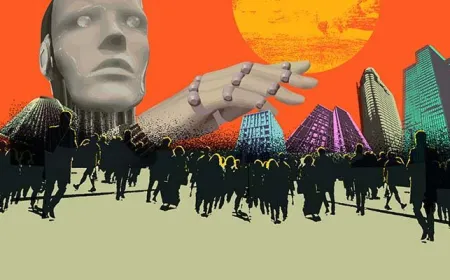 A scene from the documentary Ghost in the Machine examining artificial intelligence labor and environmental costs.