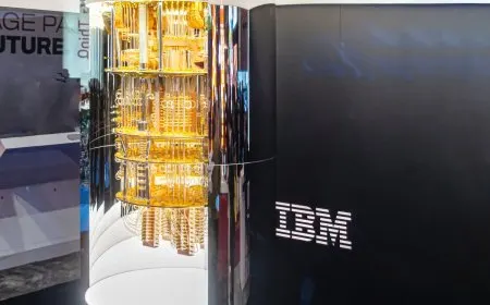 Quantum computing components illustrate the $2 billion US federal investment in domestic technology via the CHIPS Act.