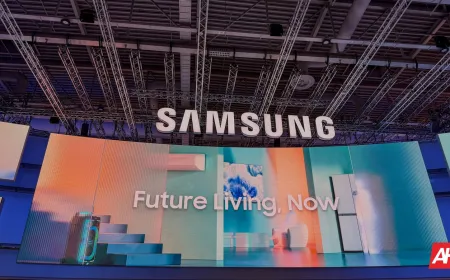 Samsung workers gather to review the official wage deal that prevents a strike.