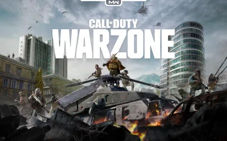Call of Duty Warzone logo on PlayStation 4 and Xbox One console backgrounds